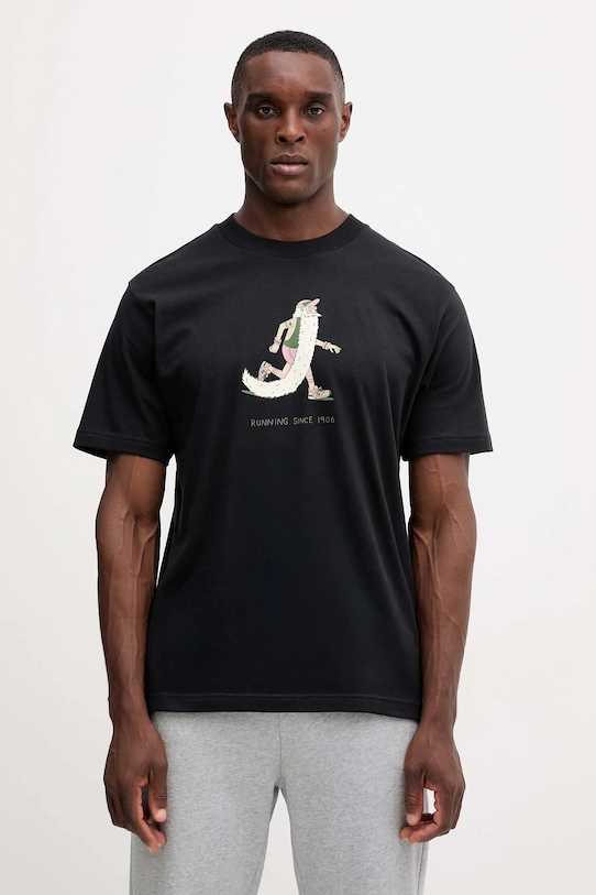 Хлопковая футболка New Balance, черный
Хлопковая футболка New Balance, черный