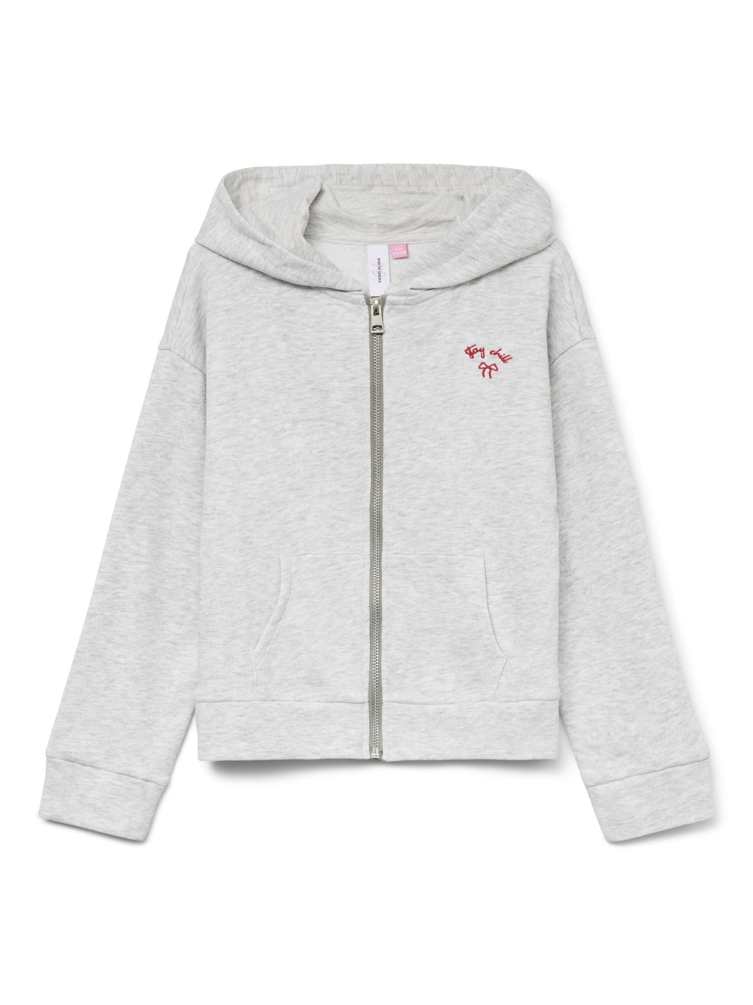 Vero Moda Girl Толстовка с молнией 'VMTrina' в светло-сером цвете
Vero Moda Girl Толстовка с молнией 'VMTrina' в светло-сером цвете