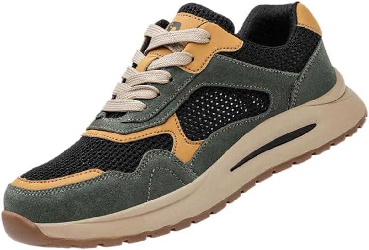 Мужские спортивные кроссовки, шнуровка, носок устойчивый к ударам, удобные и прочные, подходят для любого сезона. Для улицы Fusecottc, зеленый
Мужские спортивные кроссовки, шнуровка, носок устойчивый к ударам, удобные и прочные, подходят для любого сезона. Для улицы Fusecottc, зеленый