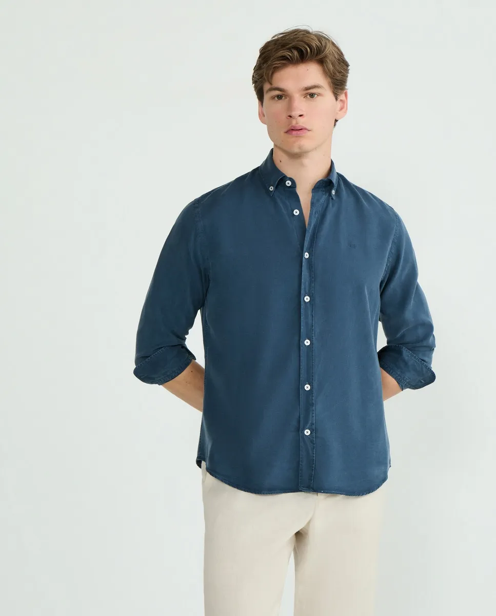 Мужская рубашка обычного кроя, окрашенная в изделии Miguel Bellido, синий
Мужская рубашка обычного кроя, окрашенная в изделии Miguel Bellido, синий