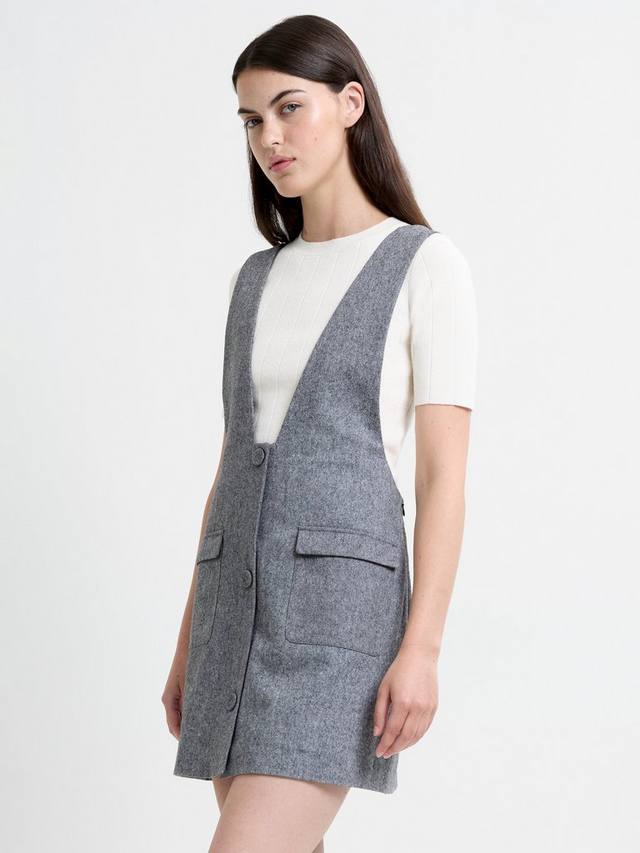 V-образный вырез платье-футляр из смесовой шерсти French Connection, Charcoal
V-образный вырез платье-футляр из смесовой шерсти French Connection, Charcoal