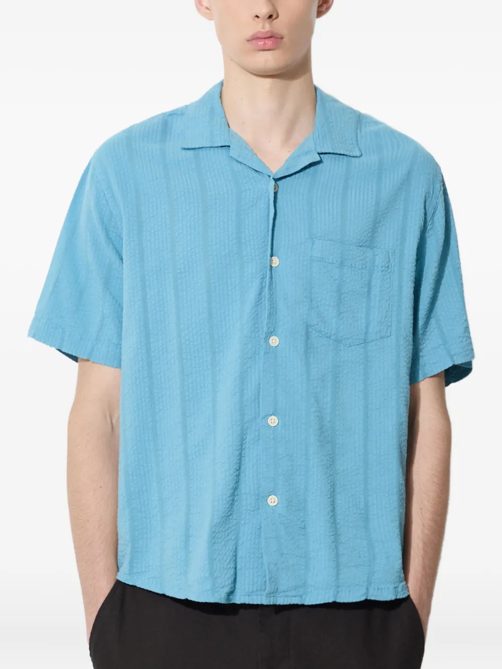 Фактурная рубашка с короткими рукавами Corridor, синий
Фактурная рубашка с короткими рукавами Corridor, синий