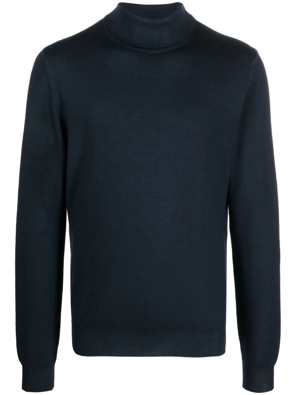 Джемпер из вирджинской шерсти с высоким воротником Boglioli, синий
Джемпер из вирджинской шерсти с высоким воротником Boglioli, синий