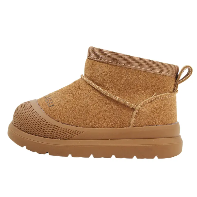 Теплые высокие детские туфли для младенцев и малышей MAIBUXIONG, коричневый 
Теплые высокие детские туфли для младенцев и малышей MAIBUXIONG, коричневый