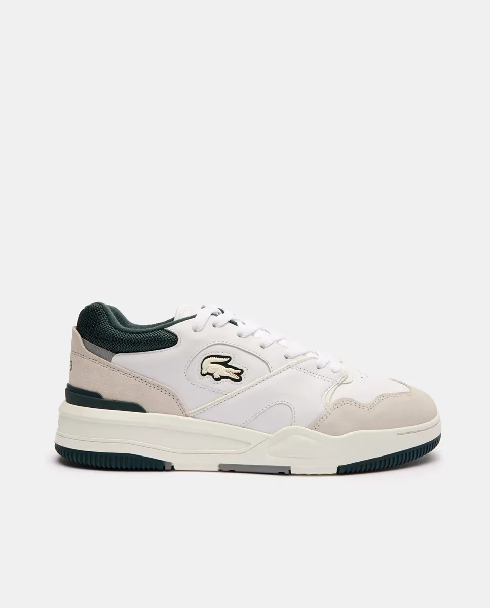 Lineshot мужские низкие кожаные кроссовки в форме корзины Lacoste, белый
Lineshot мужские низкие кожаные кроссовки в форме корзины Lacoste, белый