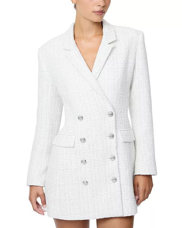 Твидовое мини-платье, рассыпанное мишурой French Connection, белый
Твидовое мини-платье, рассыпанное мишурой French Connection, белый