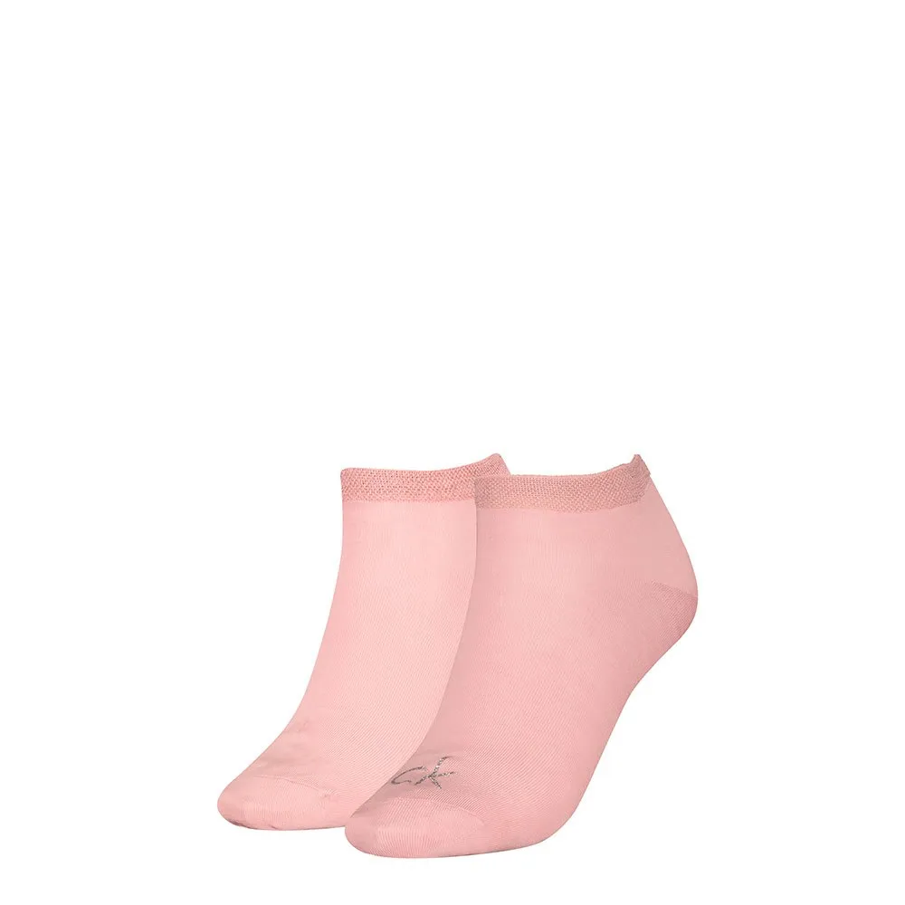Носки Calvin Klein 701230614 short 2 units, розовый 
Носки Calvin Klein 701230614 short 2 units, розовый