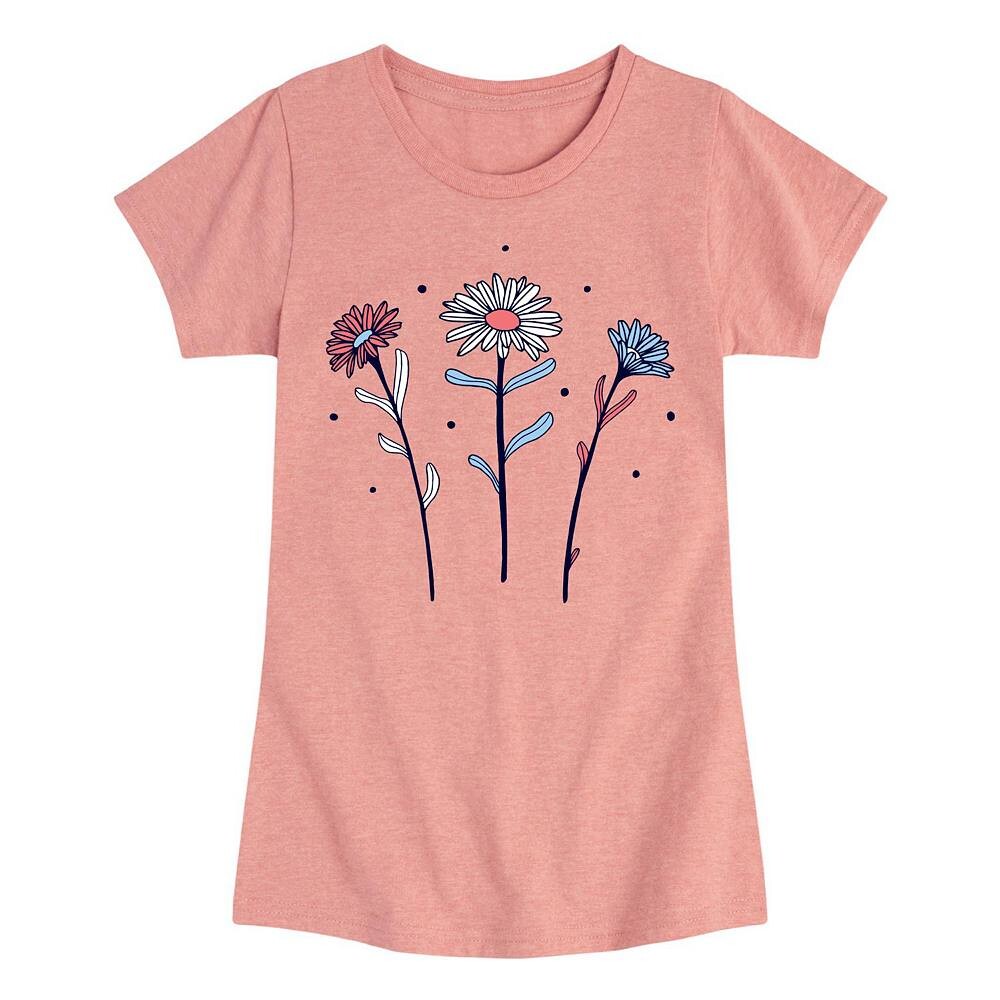 Красная, белая, синяя футболка с ромашками для девочек 7–16 лет Licensed Character, розовый
Красная, белая, синяя футболка с ромашками для девочек 7–16 лет Licensed Character, розовый