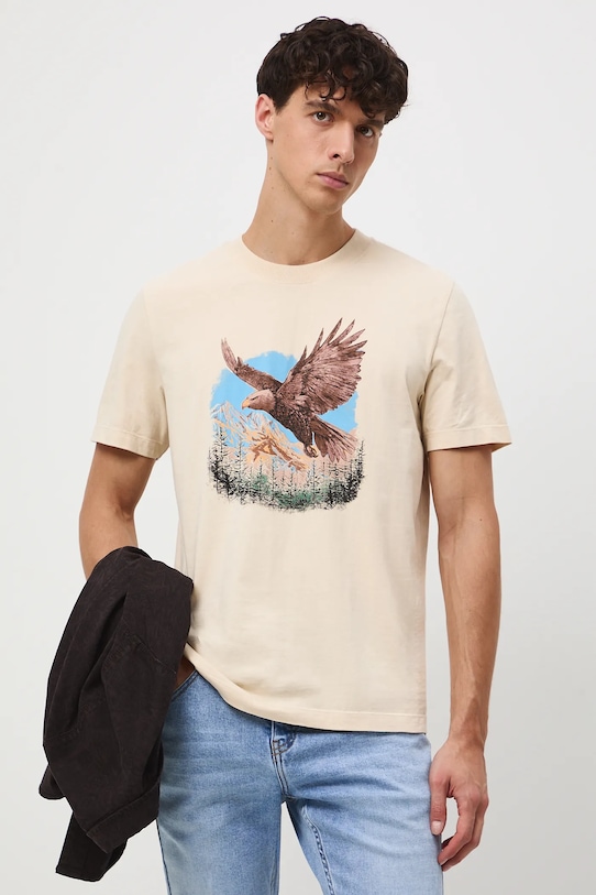 Хлопковая футболка Medicine, бежевый
Хлопковая футболка Medicine, бежевый