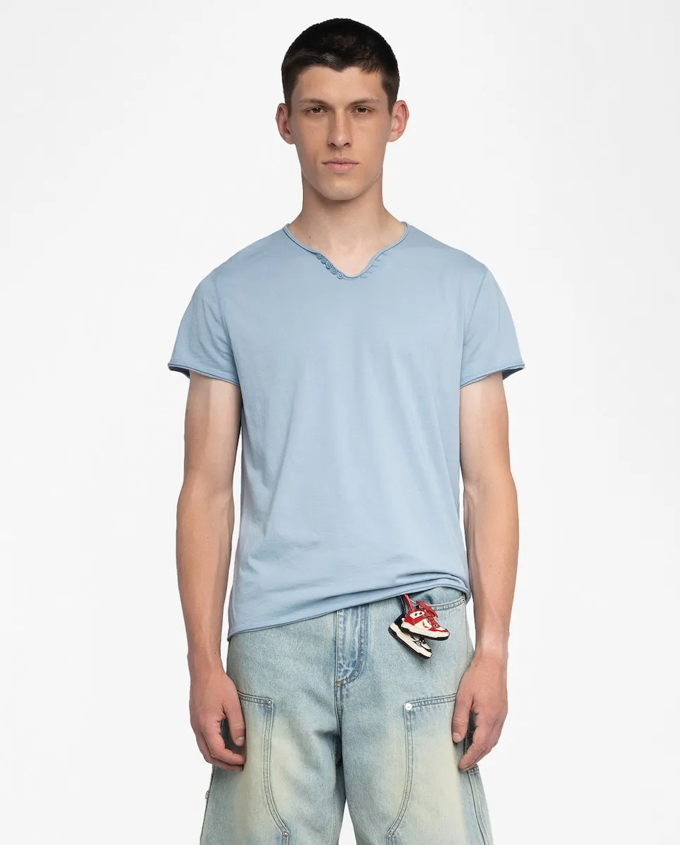 Тунисская футболка Монастир мужская короткий рукав хлопок Zadig & Voltaire, светло-голубой
Тунисская футболка Монастир мужская короткий рукав хлопок Zadig & Voltaire, светло-голубой