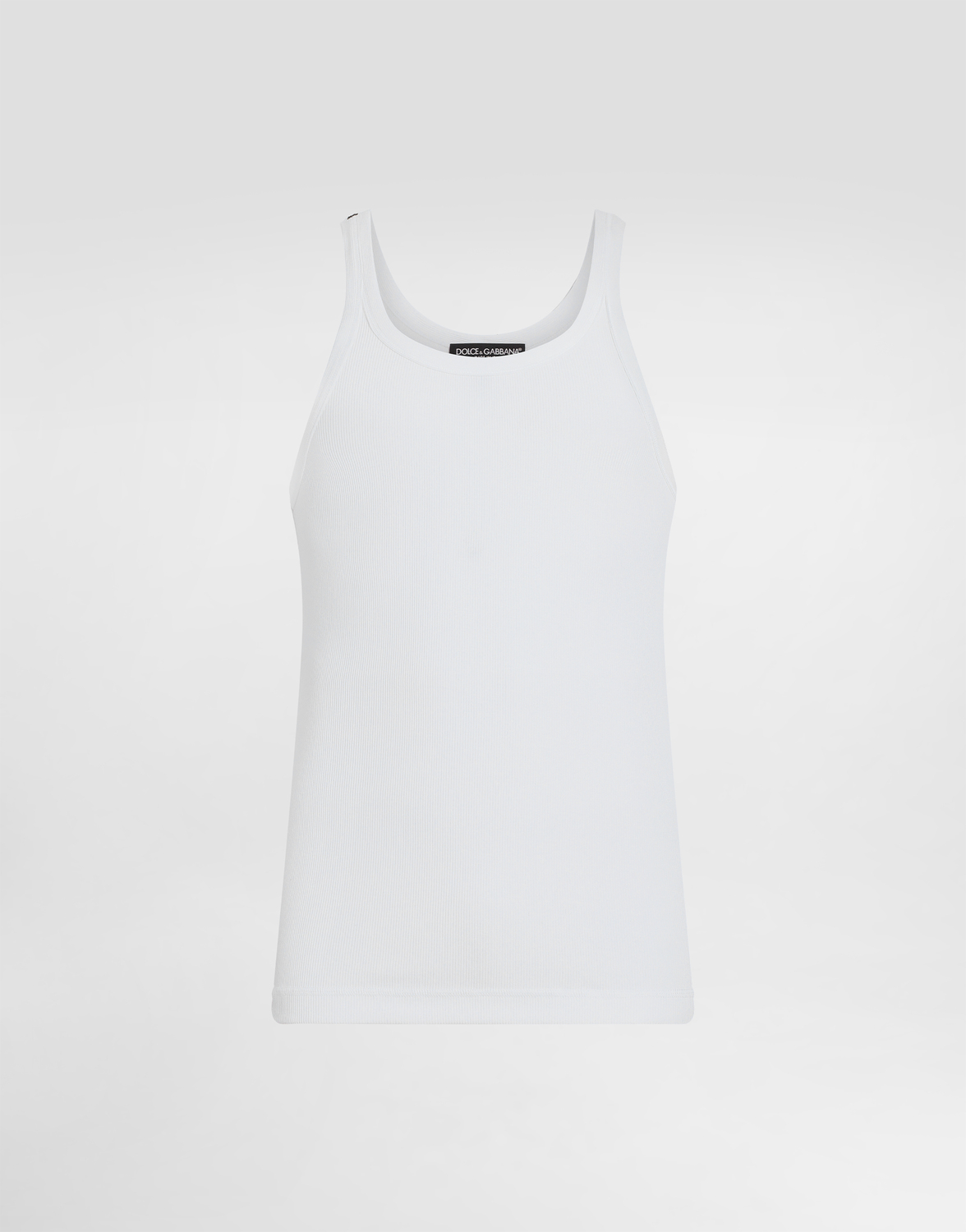 Майка из хлопка тонкой рубчиковой вязки, подвергнутая стирке Dolce & Gabbana, белый
Майка из хлопка тонкой рубчиковой вязки, подвергнутая стирке Dolce & Gabbana, белый