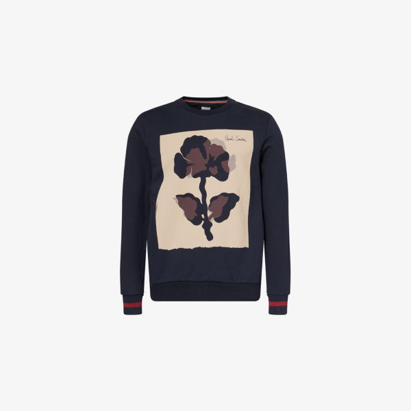 Свитшот Paul Smith из хлопкового джерси с принтом, синий
Свитшот Paul Smith из хлопкового джерси с принтом, синий