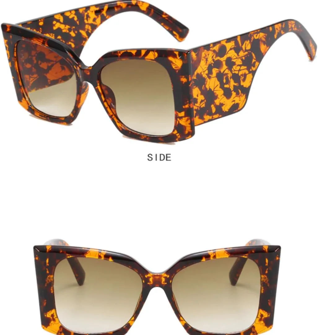 Большие солнцезащитные очки для женщин, винтажные очки «кошачий глаз», черные градиентные очки для мужчин, защита от УФ-излучения UV400 VVTWSSW, Beige Tea
Большие солнцезащитные очки для женщин, винтажные очки «кошачий глаз», черные градиентные очки для мужчин, защита от УФ-излучения UV400 VVTWSSW, Beige Tea