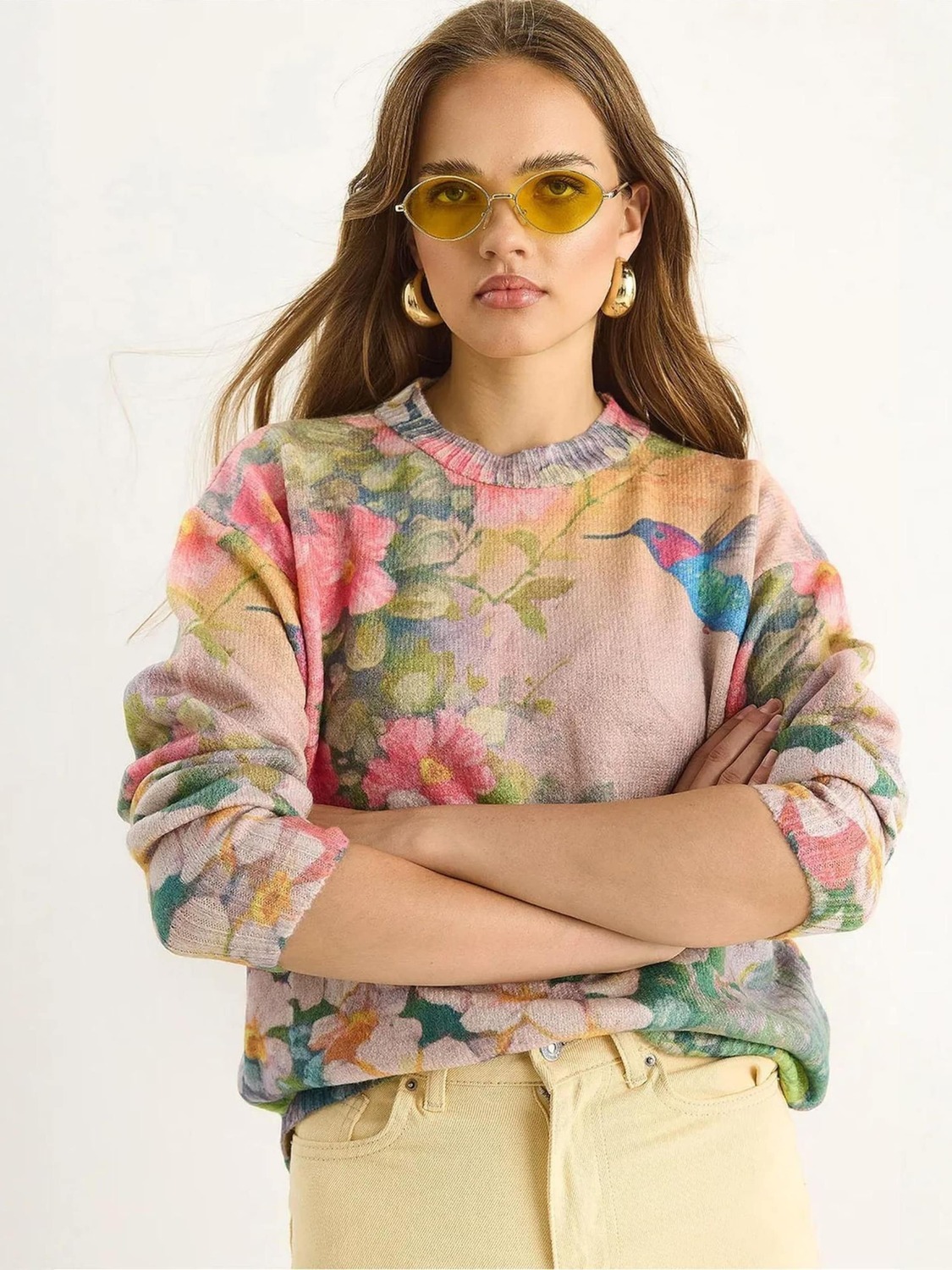 Bianco Lucci Свитер в розовом цвете
Bianco Lucci Свитер в розовом цвете