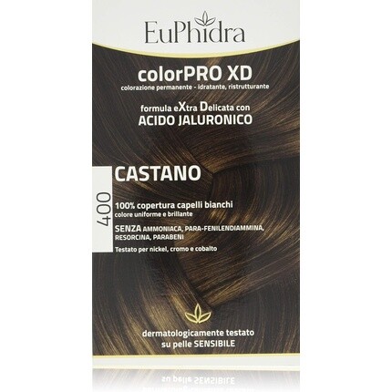 Euphidra Colorpro Xd Перманентная краска с гиалуроновой кислотой 190 г Каштан 
Euphidra Colorpro Xd Перманентная краска с гиалуроновой кислотой 190 г Каштан