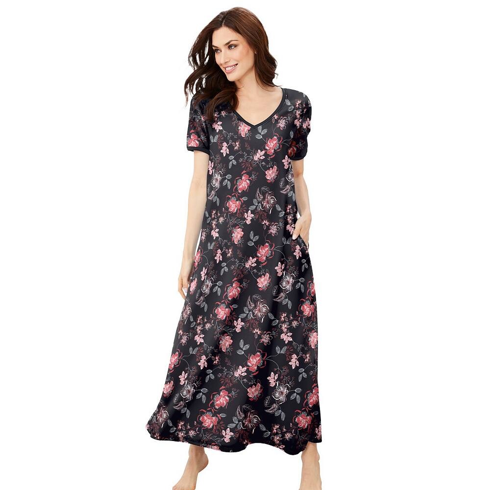 Женская длинная футболка-лежак Dreams & Co. больших размеров, цвет Black Bouquet
Женская длинная футболка-лежак Dreams & Co. больших размеров, цвет Black Bouquet