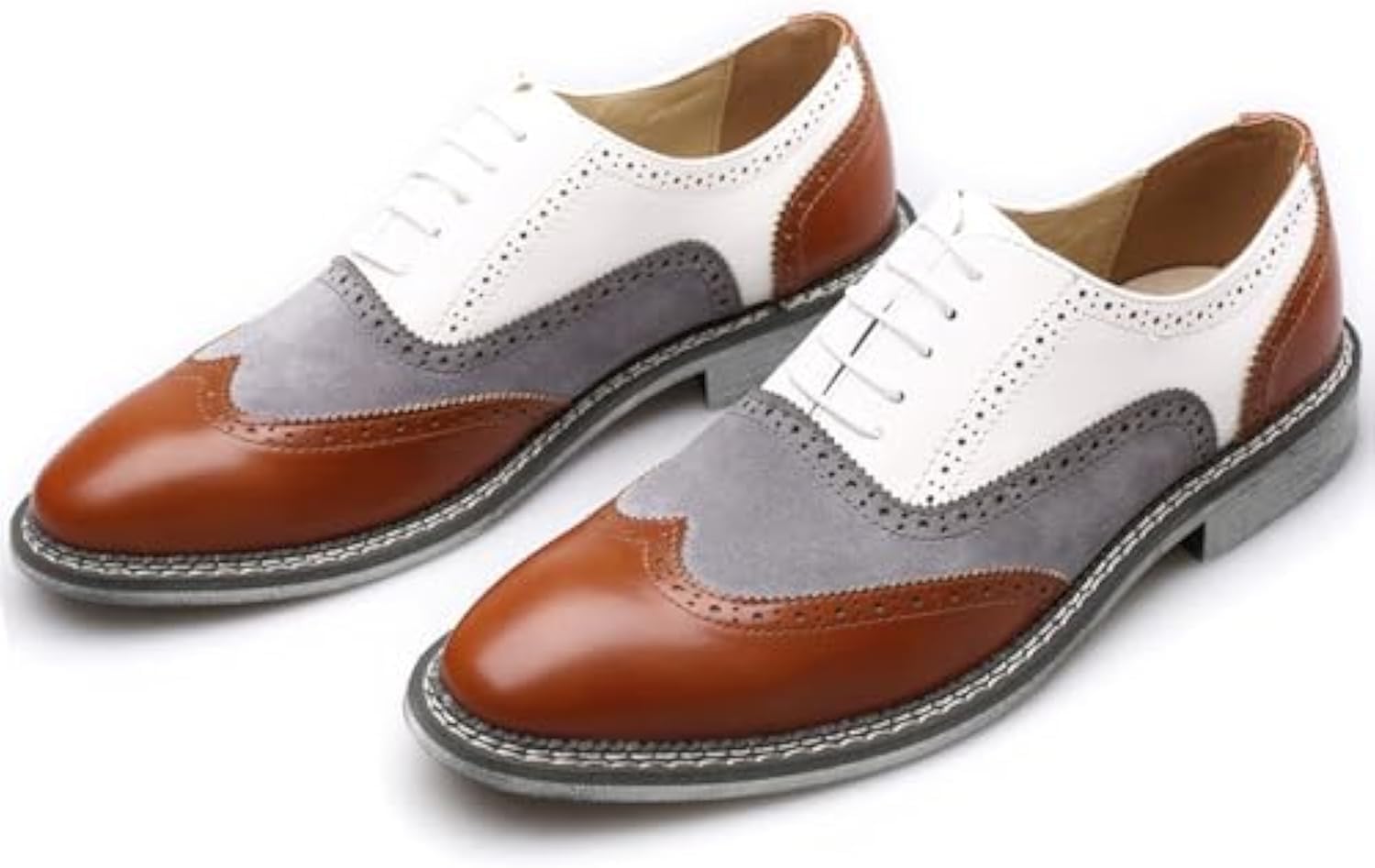 Мужские кожаные броги с шнуровкой, классические оксфорды, туфли с крылышком, двухцветные дерби, туфли в стиле Гэтсби для выпускного, модные кожаные туфли с круглым носком для делового и официального стиля Galonfulty, коричневый
Мужские кожаные броги с шнуровкой, классические оксфорды, туфли с крылышком, двухцветные дерби, туфли в стиле Гэтсби для выпускного, модные кожаные туфли с круглым носком для делового и официального стиля Galonfulty, коричневый