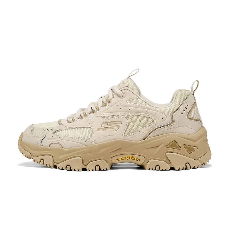 Skechers Мужские кроссовки для походов на открытом воздухе, бежевые
Skechers Мужские кроссовки для походов на открытом воздухе, бежевые