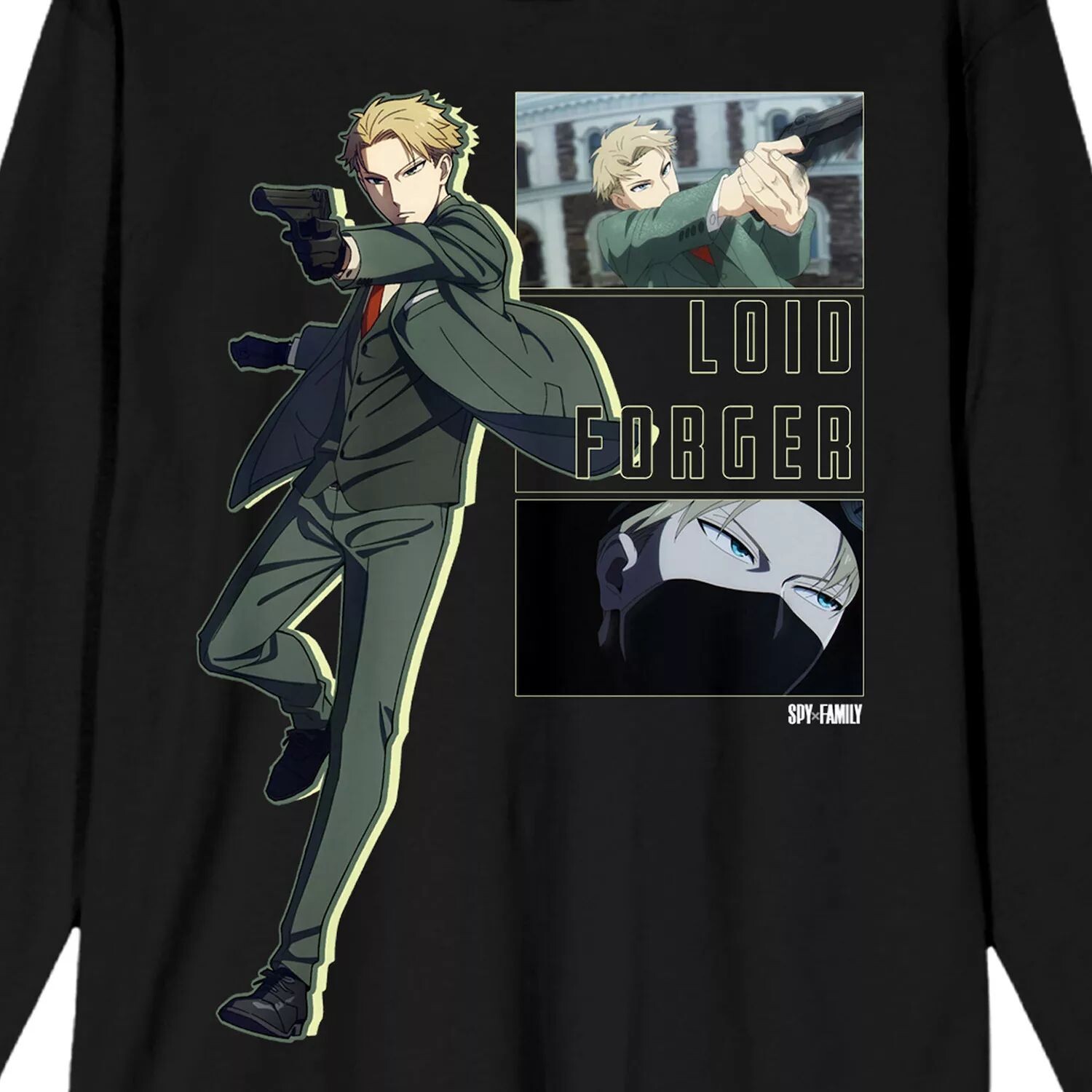 Мужская футболка с длинными рукавами и рисунком Spy x Family Loid Forger Licensed Character
Мужская футболка с длинными рукавами и рисунком Spy x Family Loid Forger Licensed Character
