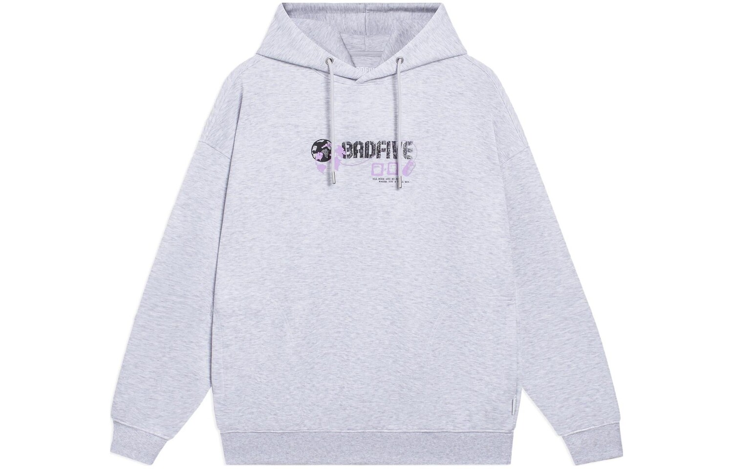 Толстовка Badfive унисекс светло-серый меланж Lining, серый
Толстовка Badfive унисекс светло-серый меланж Lining, серый