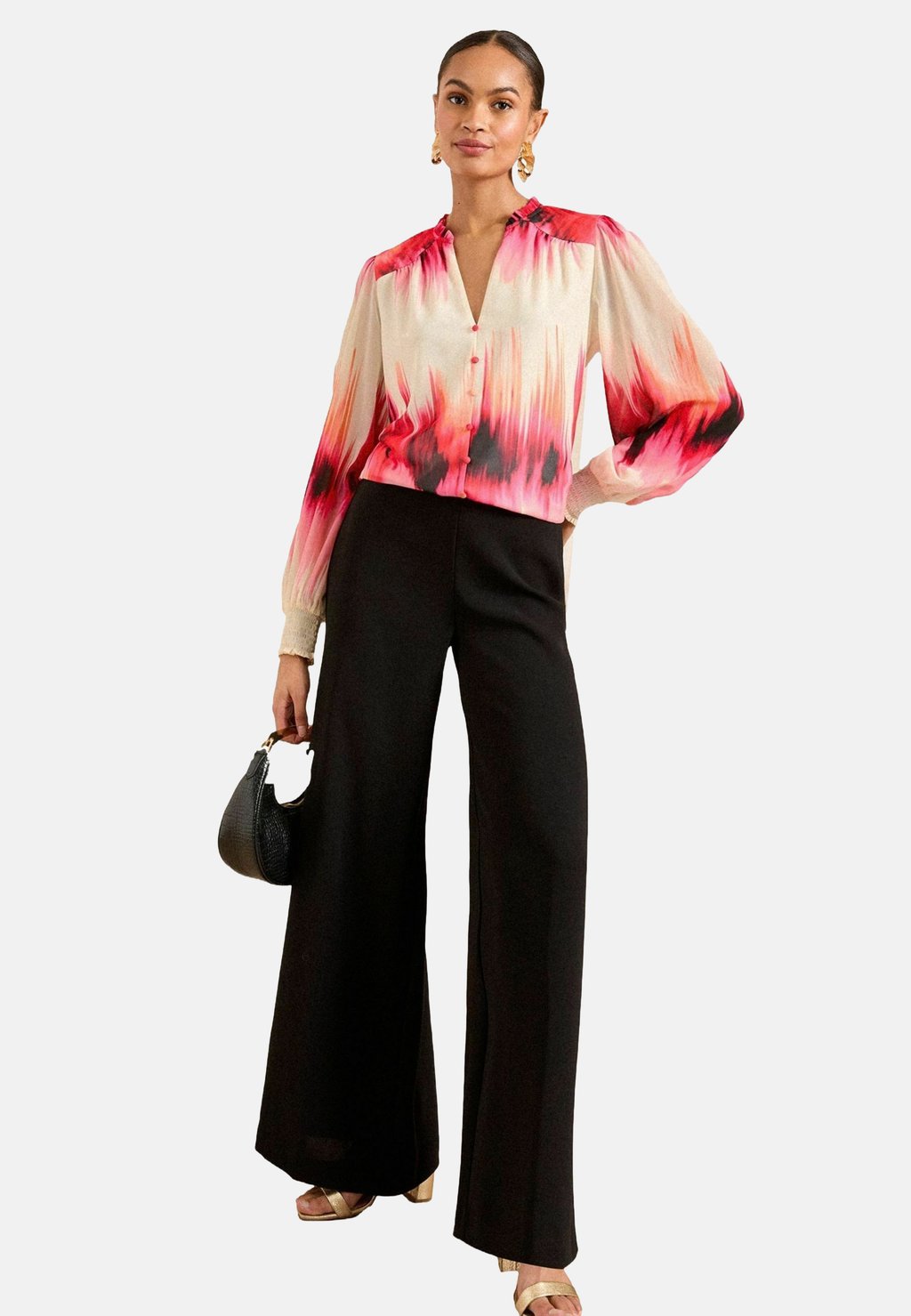 Блузка на пуговицах Love & Roses, розовый
Блузка на пуговицах Love & Roses, розовый