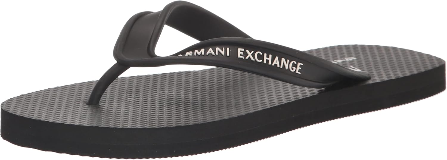 Мужские шлепанцы Armani Exchange с логотипом, черный
Мужские шлепанцы Armani Exchange с логотипом, черный