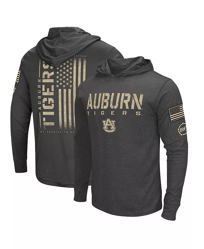 Мужская худи с длинным рукавом в стиле милитари Auburn Tigers Team OHT, цвета угольного серого с эффектом потертости Colosseum
Мужская худи с длинным рукавом в стиле милитари Auburn Tigers Team OHT, цвета угольного серого с эффектом потертости Colosseum