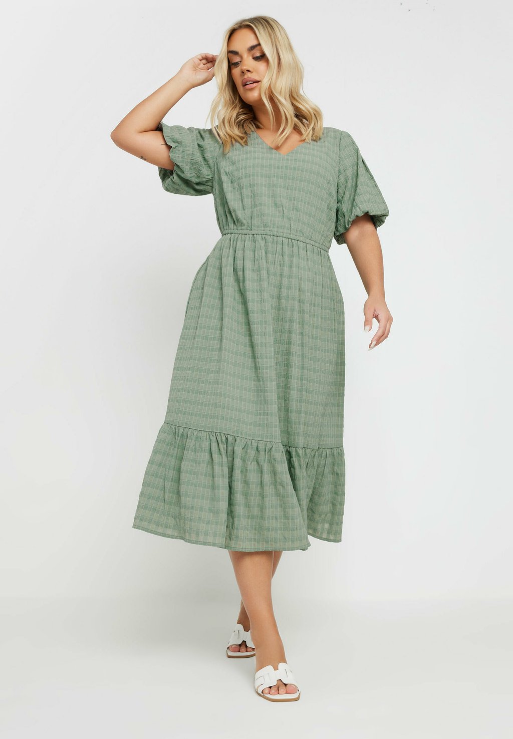 Повседневное платье Yours Clothing, зеленый
Повседневное платье Yours Clothing, зеленый