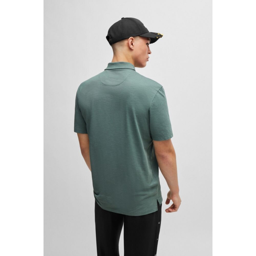 Рубашка-поло из смесового хлопка с планкой на молнии Hugo, цвет Dark Green
Рубашка-поло из смесового хлопка с планкой на молнии Hugo, цвет Dark Green