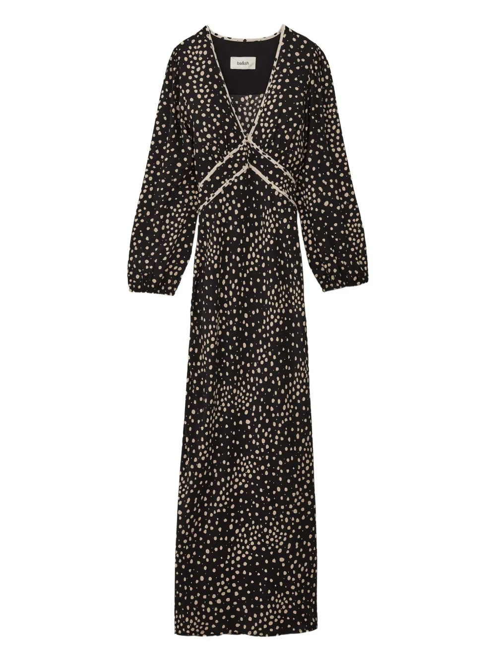 Макси-платье Derby с V-образным вырезом и гороховым принтом Ba&Sh, синий
Макси-платье Derby с V-образным вырезом и гороховым принтом Ba&Sh, синий