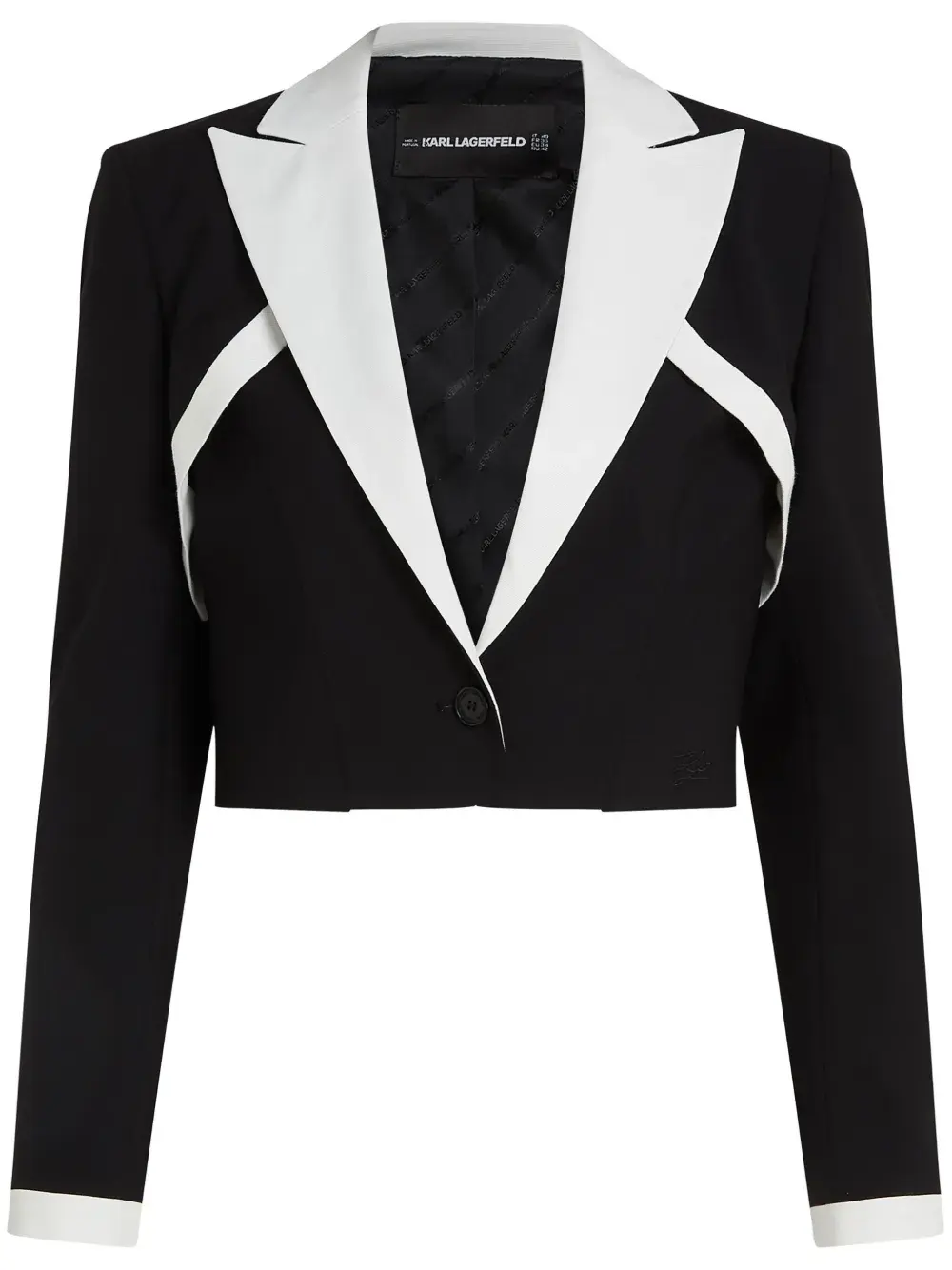 Блейзер строгого кроя из коллаборации с Joann KARL LAGERFELD, черный
Блейзер строгого кроя из коллаборации с Joann KARL LAGERFELD, черный