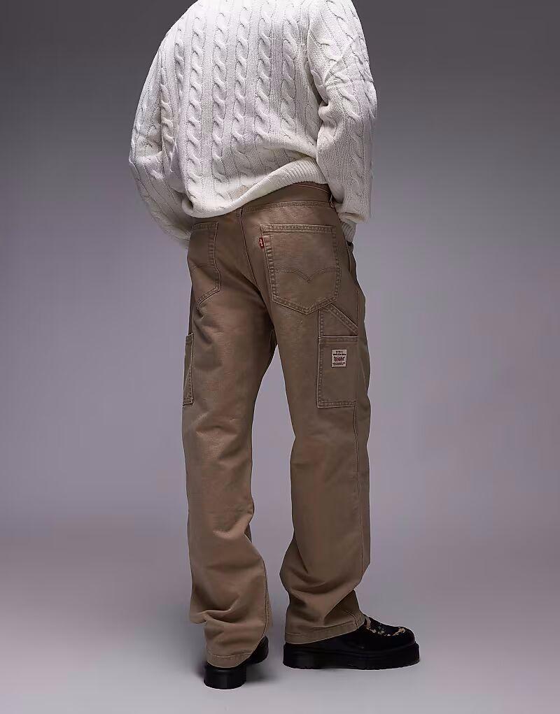 Свободные прямые брюки-плотники Levi's Workwear унисекс, коллекция 568, бежевый цвет
Свободные прямые брюки-плотники Levi's Workwear унисекс, коллекция 568, бежевый цвет