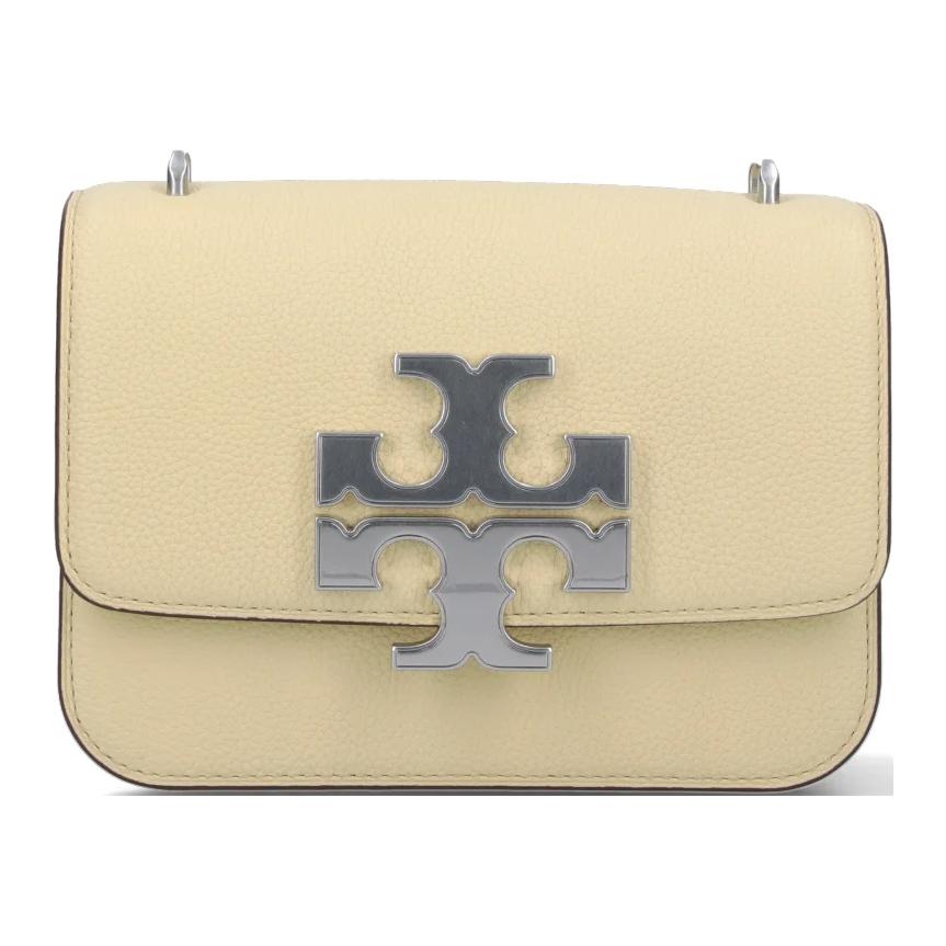 Сумка через плечо Eleanor Leather Crossbody, желтая TORY BURCH
Сумка через плечо Eleanor Leather Crossbody, желтая TORY BURCH