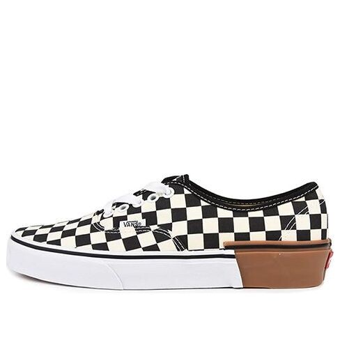 Кроссовки authentic 'gum block checkerboard' Vans, белый 
Кроссовки authentic 'gum block checkerboard' Vans, белый