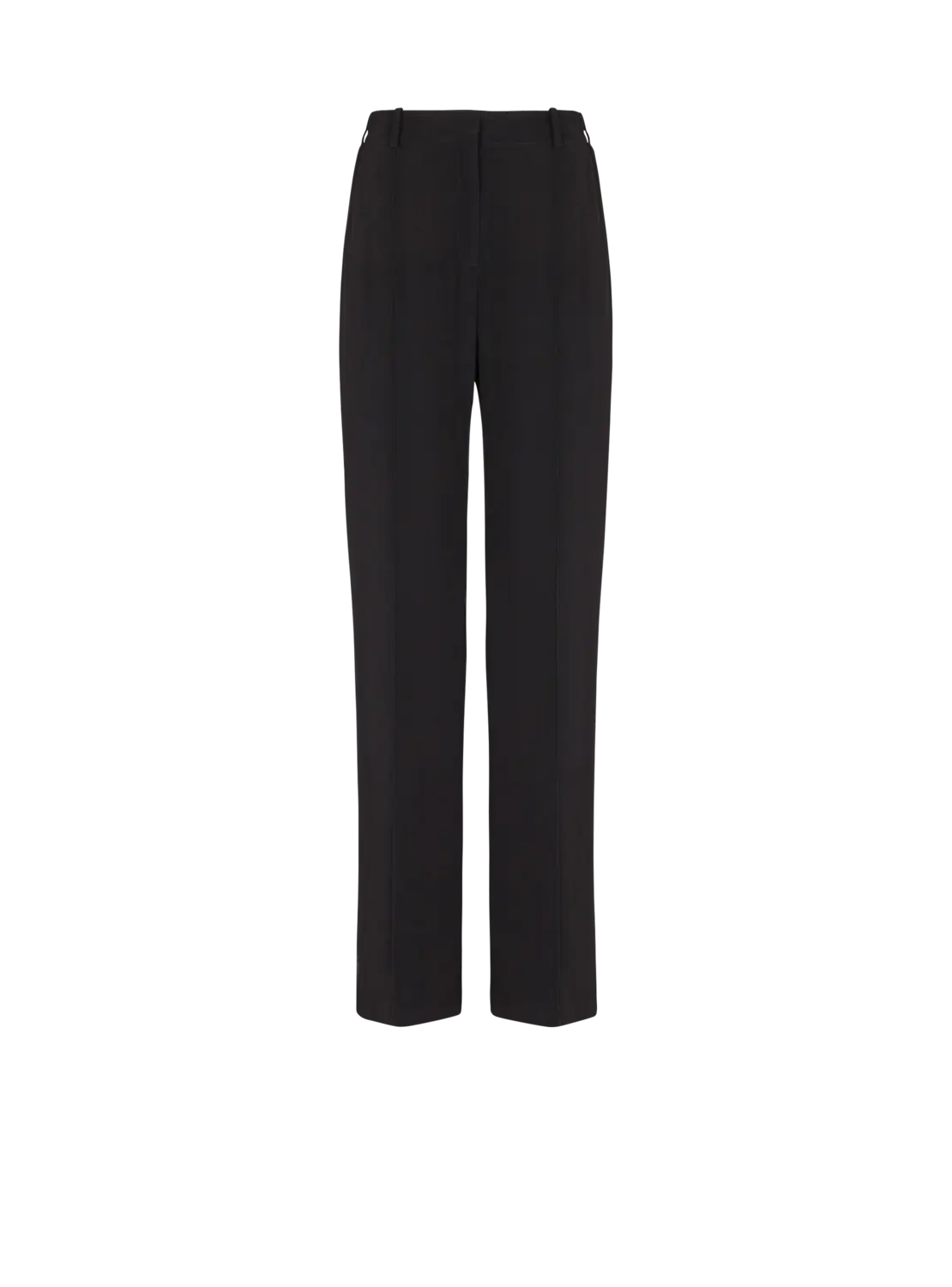 Прямые строгие брюки из крепа Balmain, черный/красный
Прямые строгие брюки из крепа Balmain, черный/красный