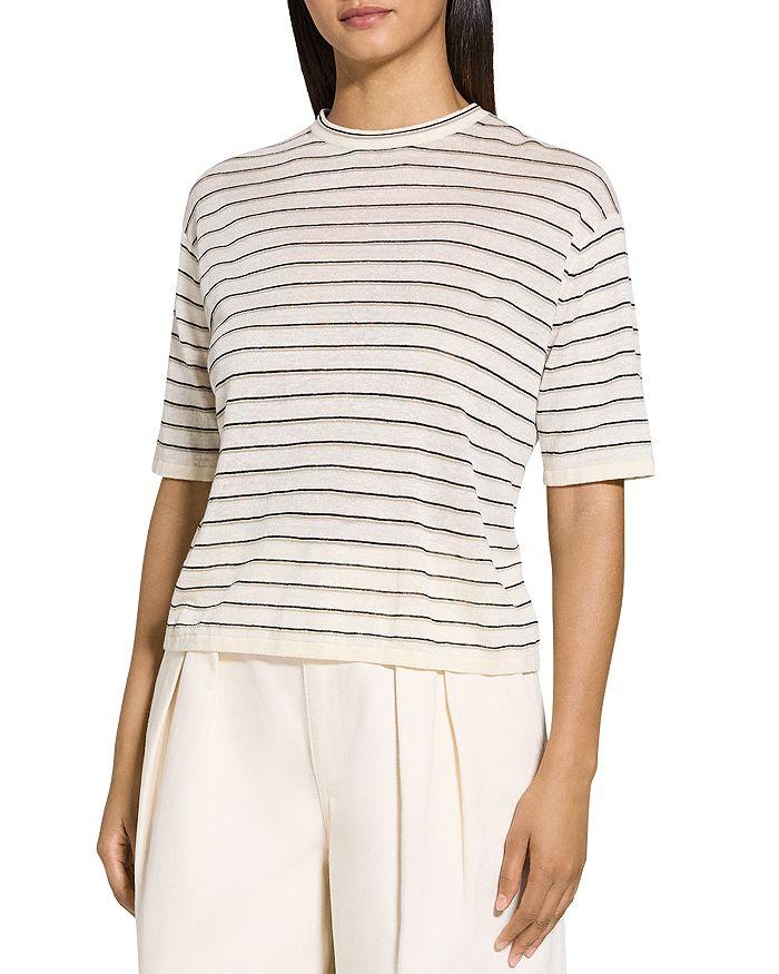 Футболка свободного кроя из льняной смеси Theory, коричневый/бежевый
Футболка свободного кроя из льняной смеси Theory, коричневый/бежевый