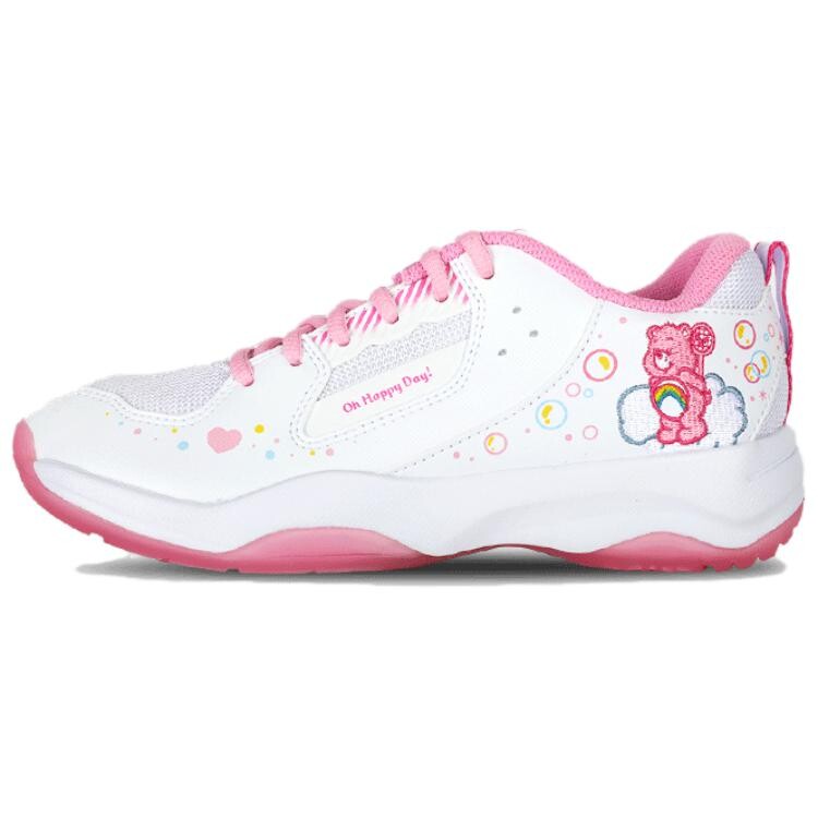 Кроссовки для бадминтона Care Bears X женские с низким верхом Victor, цвет Bright white/bright yellow