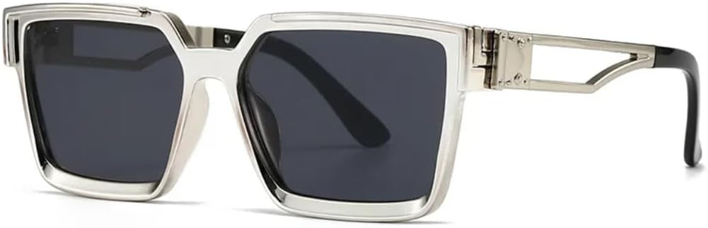 Модные винтажные золотые солнцезащитные очки для женщин и мужчин, панк-очки, роскошные дизайнерские классические зеркальные очки с защитой от УФ-излучения UV400 SZVVBKK, Silver Black
Модные винтажные золотые солнцезащитные очки для женщин и мужчин, панк-очки, роскошные дизайнерские классические зеркальные очки с защитой от УФ-излучения UV400 SZVVBKK, Silver Black