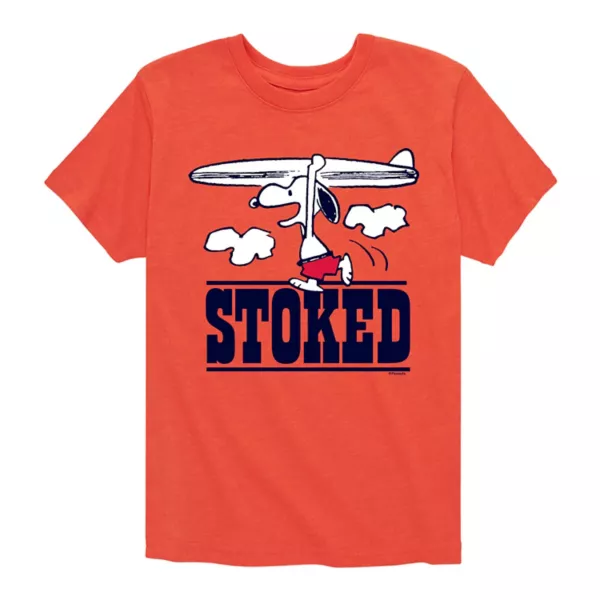 Футболка с принтом «Арахис» и «Снупи Стоке» для мальчиков 8-20 лет Licensed Character, цвет heather orange
Футболка с принтом «Арахис» и «Снупи Стоке» для мальчиков 8-20 лет Licensed Character, цвет heather orange