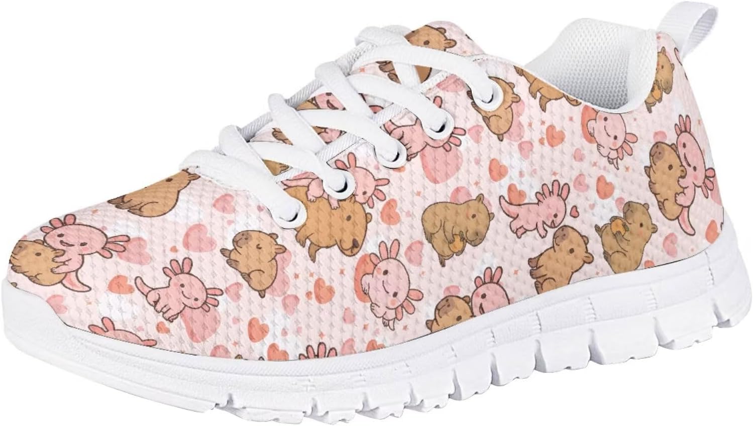 Кроссовки Jeiento для детей мальчиков и девочек, для бега и тенниса, дышащие спортивные кроссовки, размеры для малышей, маленьких и больших детей, Cute Capybara Axolotl
Кроссовки Jeiento для детей мальчиков и девочек, для бега и тенниса, дышащие спортивные кроссовки, размеры для малышей, маленьких и больших детей, Cute Capybara Axolotl