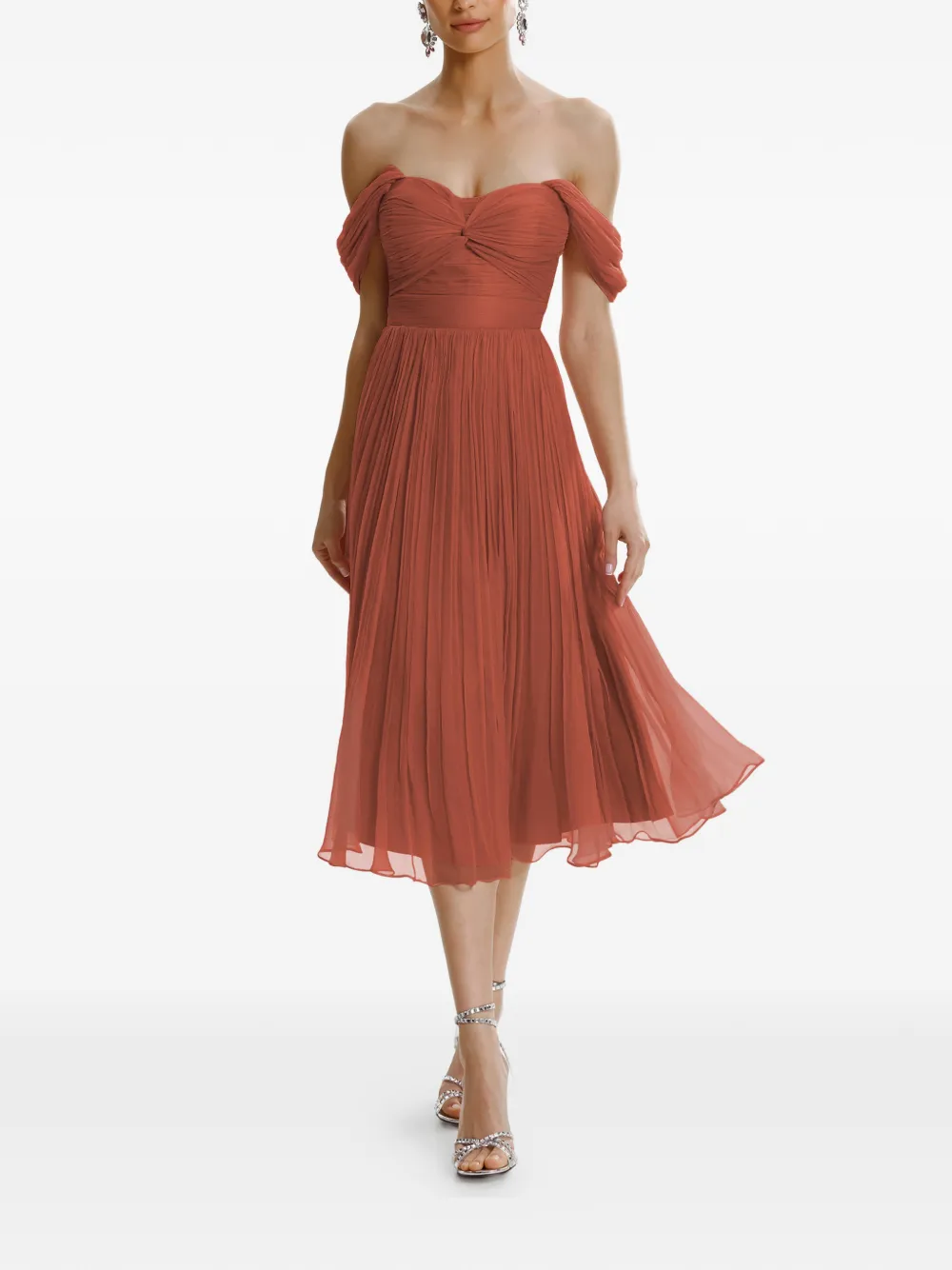 Платье миди Kaly с открытыми плечами Framboise, красный
Платье миди Kaly с открытыми плечами Framboise, красный