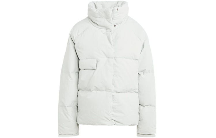 Пуховик женский серебристо-зеленый Adidas
Пуховик женский серебристо-зеленый Adidas