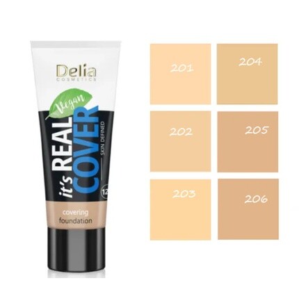 Легкая веганская покрывающая тональная основа It's Real Cover Delia Cosmetics
Легкая веганская покрывающая тональная основа It's Real Cover Delia Cosmetics