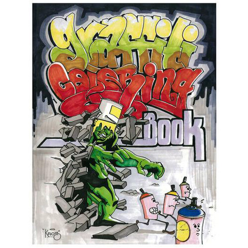 Книга Graffiti Coloring Book 
Книга Graffiti Coloring Book