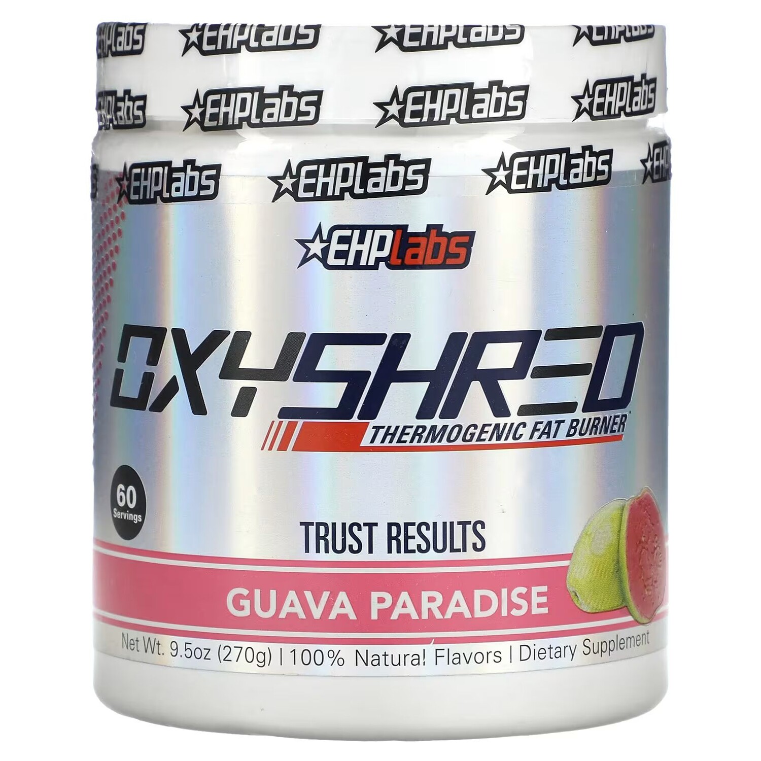 OxyShred, Термогенный сжигатель жира, рай гуавы, 9,5 унций (270 г) Ehplabs
OxyShred, Термогенный сжигатель жира, рай гуавы, 9,5 унций (270 г) Ehplabs