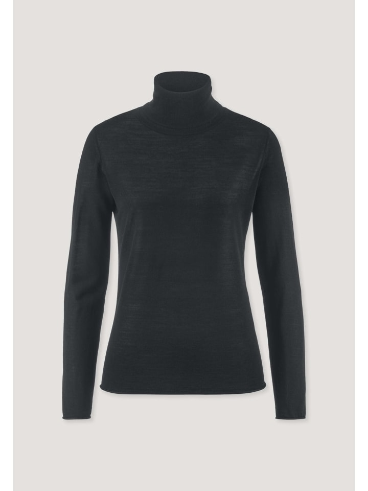 Вязаный свитер с высоким воротом черного цвета Hessnatur
Вязаный свитер с высоким воротом черного цвета Hessnatur