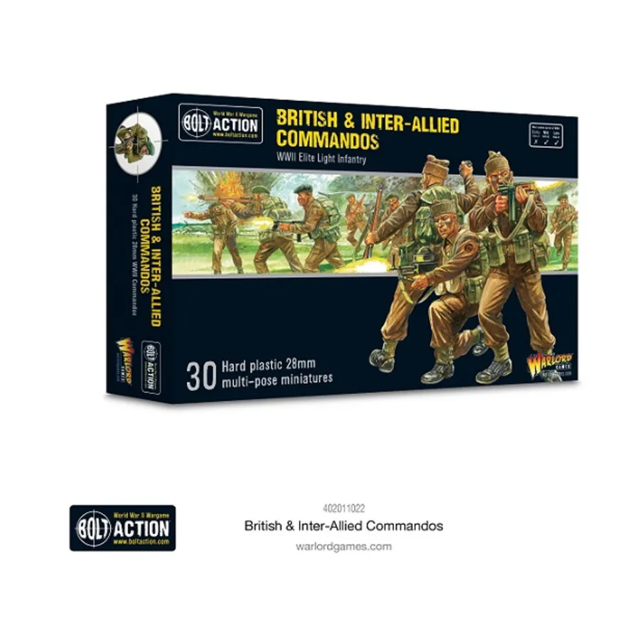 Британские и межсоюзнические коммандос, Bolt Action - British Army (28mm)
Британские и межсоюзнические коммандос, Bolt Action - British Army (28mm)
