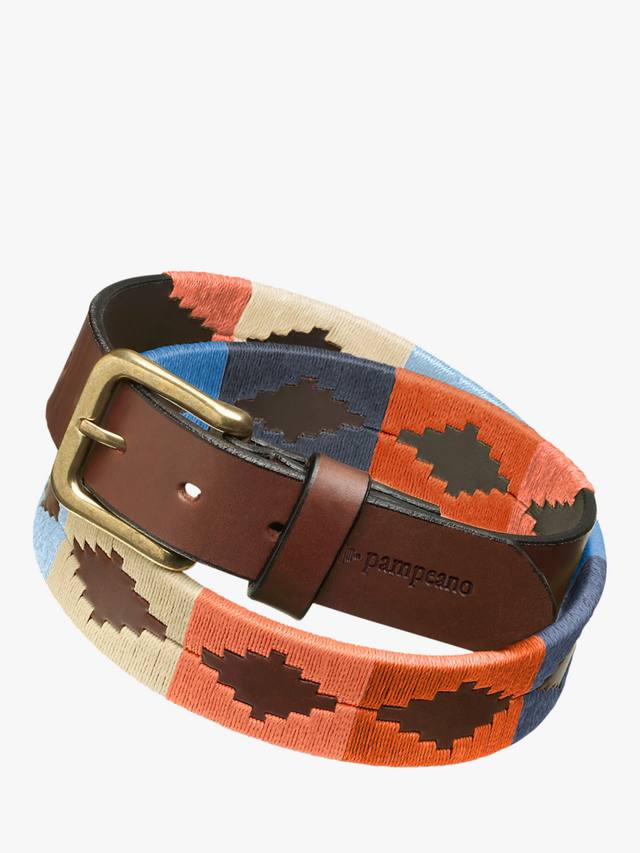 Кожаный ремень alba Pampeano, цвет Blue/Cream/Orange
Кожаный ремень alba Pampeano, цвет Blue/Cream/Orange