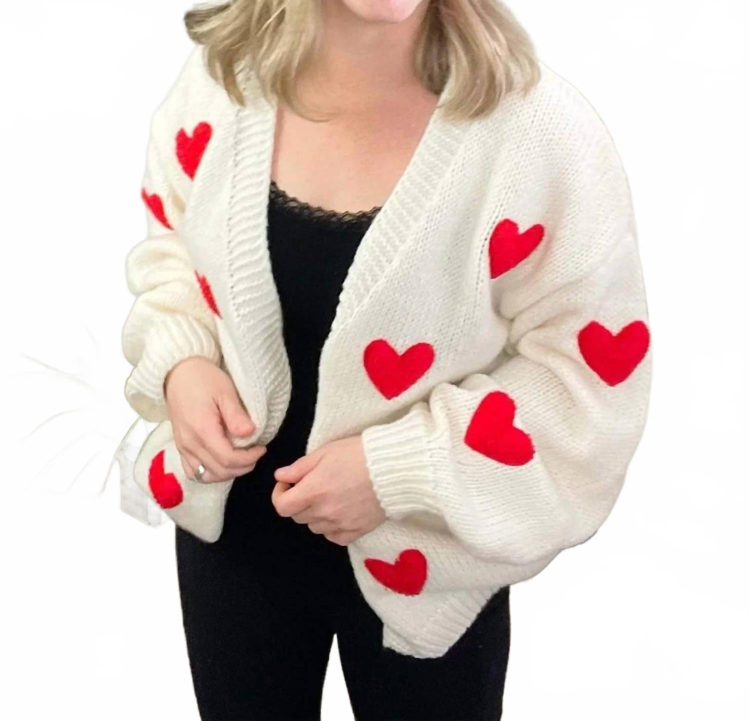 О, мое сердце Кардиган-свитер в белом Michelle Mae
О, мое сердце Кардиган-свитер в белом Michelle Mae