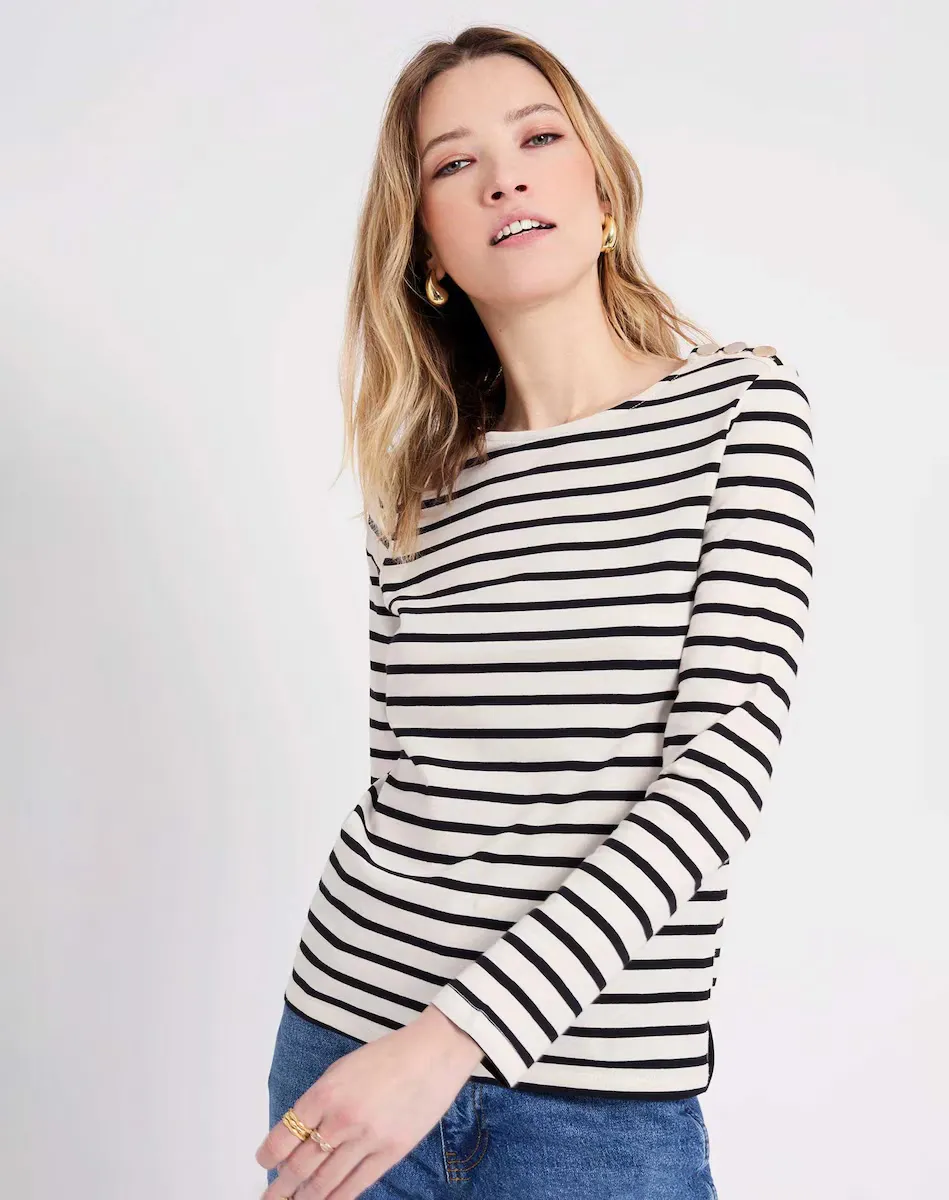 Женская футболка с длинным рукавом и круглым вырезом Naf Naf, черный
Женская футболка с длинным рукавом и круглым вырезом Naf Naf, черный